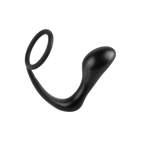 STIMOLATORE PROSTATA ASS-GASM COCKRING PLUG BLACK