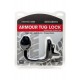 STIMOLATORE PROSTATA PLUG ANALE ARMOUR TUG LOCK BLACK