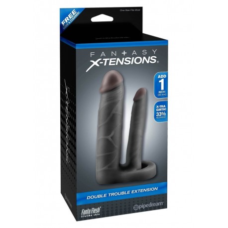 Estensione Pene FX Double Trouble Extension Black