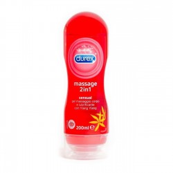 Gel Massaggio e Lubrificante Durex Massage 2 in 1 Sensual Ylang Ylang