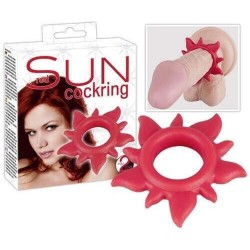 Anello per Pene Cockring Sun Rosso