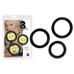 Set di Anelli per Pene Threesome