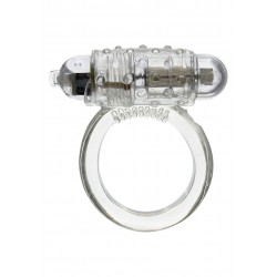 Anello Vibrante Bianco con Set di 3 Anelli Bianchi