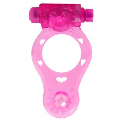 Anello vibrante POWER O VIBRATING COCK RING PINK