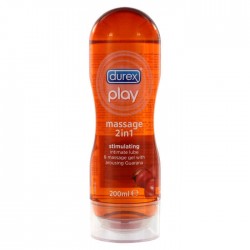 Gel Massaggio e Lubrificante Durex Massage 2 in 1 Stimulating , 200 ml