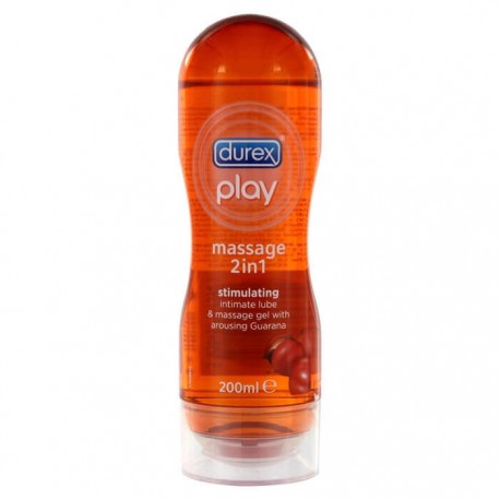 GEL MASSAGGIO E LUBRIFICANTE DUREX MASSAGE 2 IN 1 Stimulating , 200ml