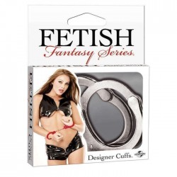 Manette FF Designer Cuffs - Silver Fetish Fantasy