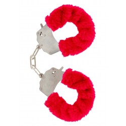 Manette in Peluche Color Rosso per Giochi Erotici