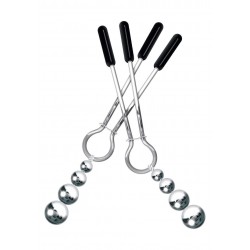 Pinze per Capezzoli Eves Naughty Nipple Clips Silver