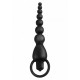 Vibratore Anale VIBRATING SILICONE ANAL BEADS BLACK