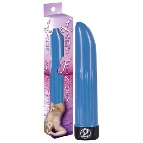 Vibratore Mini Lady Finger Azzurro