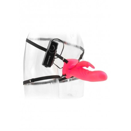 Vibratore Strap-On Wonderful Wabbit Strap On Pink