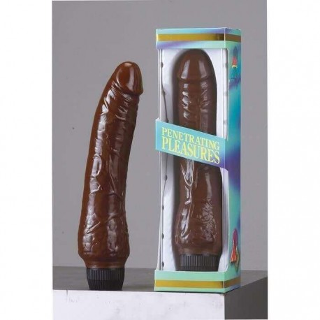 Vibratore Realistico Jelly Vibrator Brown