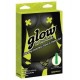Mutandine Vibranti Glow in The Dark Vibrating Crotchless Panty And Pasties Set