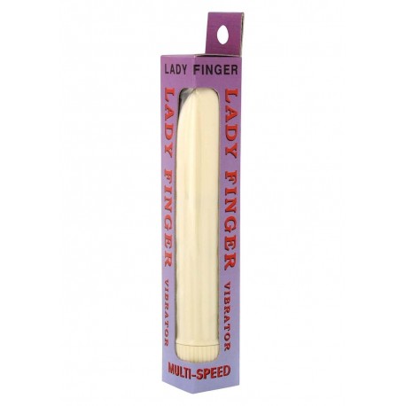 Mini Vibratore Ladyfinger Bianco + Lubrificante 100 ml