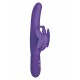 VIBRATORE RABBIT VIOLA 10 FUNZ ONDEGGIAMENTO FARFALLA PURPLE