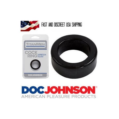 Titanmen Cockring Black 45 mm