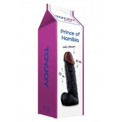 Fallo Realistico Prince of Namibia Dong 20 Cm Black