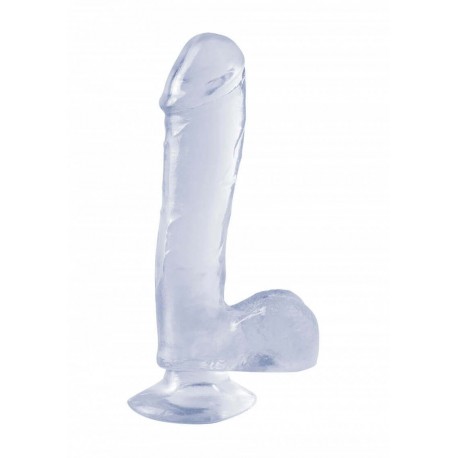 Dildo in Jelly Basix 7,5 Trasparente