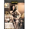 TUTA SEXY CATSUIT CON DISEGNI A FIORE MISURA UNICA
