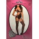 Bodystocking Nero semi aperto