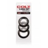 Kit di 3 anelli Colt Neri Colt