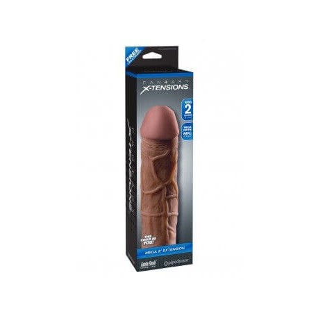 Mega Estensione Pene Fantasy X-Tensions Colore Caramello Brown