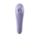 Vibratore Vaginale Doppio in Silicone Stimolatore Succhia Clitoride app