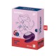 Vibratore Doppio con Applicazione Double Joy Purple