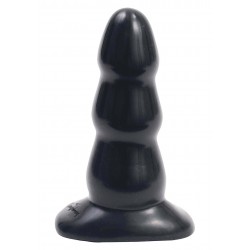 Plug Anale Triple Ripple Butt Plug Black M